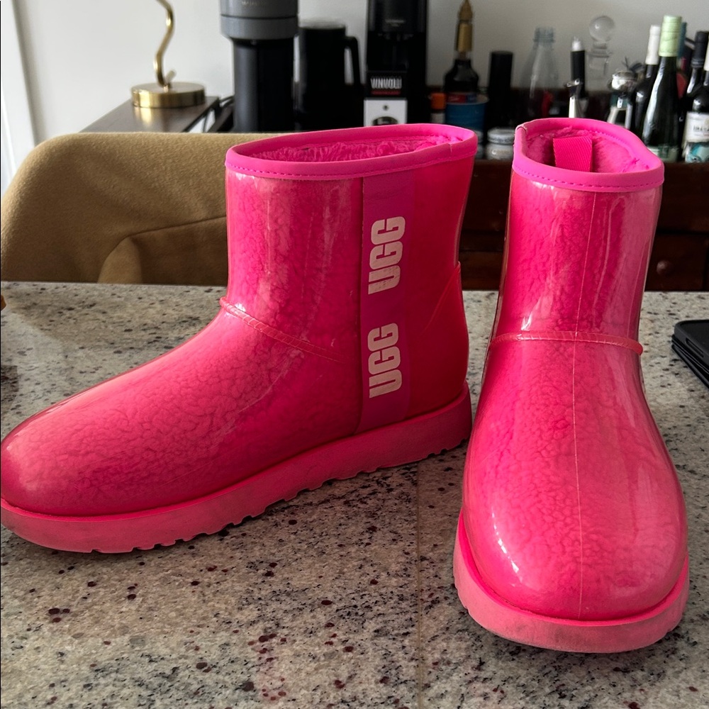UGG Neon Pink Waterproof Boots